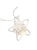 Butlers LED-Lichterkette STAR LIGHTS in Silber