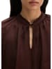 Marc O'Polo Satin-Boho-Bluse relaxed in Black Cherry