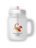 Mr. & Mrs. Panda Trinkglas Mason Jar Sternzeichen Skorpion mit S... in Transparent