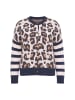 MIAMODA Strickjacke in helles champagner