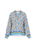 gaya Women Blouse in Blue Multicolor
