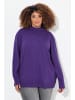 Ulla Popken Pullover in tiefes violett
