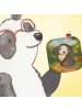 Mr. & Mrs. Panda Tassenuntersetzer Hund Entspannen Design ohne S... in Weiß