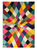 KADIMA DESIGN Mehrfarbiger hochdichter Teppich mit Jute-Rücken