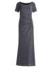 Vera Mont Abendkleid im Glitzer-Look in Dunkelblau/Grau
