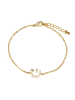 Luxenter bracelet with 18-K yellow gold finish - Alphabet