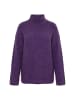 MIAMODA Rollkragenpullover in schwarze Johannisbeere