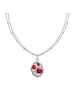 Thomas Sabo Kette Mit Anhänger Roses Romance in silber, weiß, rot