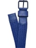 Urban Classics Urban Classics Unisex Elastic Belt Set Kids in black/spaceblue