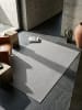 KADIMA DESIGN Flachwebteppich Uni robust flachgewebt pflegeleicht Wohnzimmer in Grau
