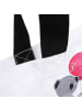 Mr. & Mrs. Panda Einkaufstasche Koala Luftballon mit Spruch in Weiß