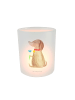 Mr. & Mrs. Panda Teelichthalter Hund Blume ohne Spruch in Transparent