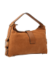 Guess Camden Schultertasche Leder 39 cm in cognac