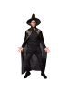 tectake Unisex Erwachsene Set Hut und Umhang Halloween Vielseitiges Karnevals - und Hall