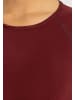 SMILODOX Crop Shirt Soheli in Bordeaux