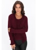 faina Women Cardigan in burgundy