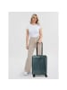 Polestream Paris 4 Rollen Kabinentrolley 55 cm mit Dehnfalte green metallic
