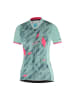 SHIMANO Short Sleeve Zip Jersey W's SAGAMI in Gray/Mint
