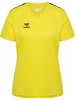 Hummel Sportshirt "Hmlauthentic Pl Jersey S/S Woman" in Gelb