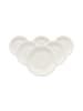 Villeroy & Boch 6er Set Espressountertassen New Cottage Basic ø 12 cm in weiß