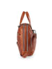 Plevier Vintage Larry Aktentasche Leder 40 cm Laptopfach cognac