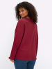 sheego by Joe Browns Langarm-Shirt in kirsche