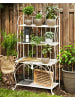 Beliani Badezimmerregal PAVONA in Beige - (W) 94 x (H) 170 x (L) 50 cm