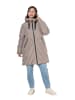 Ulla Popken Steppjacke in dunkles taupe