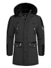 behype Parka FADE-2 in schwarz