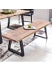 KADIMA DESIGN Esszimmer-Bank GAYA Baumstamm Massivholz 160 x 45 x 40 cm,