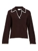 Vila Strickpullover in Coffee Bean