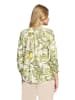 CARTOON Casual-Bluse mit Knopfleiste in Cream/Green