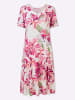 WITT WEIDEN Jersey-Kleid in ecru-magenta-bedruckt