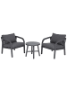 MCW Aluminium Lounge-Set P82, Dunkelgrau