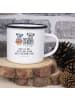 Mr. & Mrs. Panda XL Emaille Tasse Koala Familie mit Spruch in Weiß