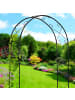 relaxdays Rosenbogen in Schwarz - (B)120 x (H)230 x (T)39 cm