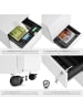 tectake Aktenrollschrank, 39 x 45 x 55 cm, aus pulverbesch. Stahl