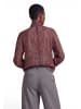 Zero  Schluppenbluse mit Print. in Grey/Brown