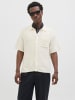 Jack & Jones Gestricktes Polo in Sea Salt