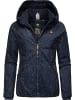 ragwear Winterjacke Dizzie Print in Navy