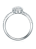Trilani Ring aus Sterling Silber mit Zirkonia in silber