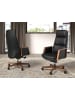 Angel Cerdá Büro-Drehstuhl 4214 in Walnuss / Schwarz – (B)68 x (H)70 x (T)120 cm