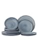 Bloomingville Sandrine Geschirrset aus Steingut in blau