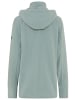 Polarino Fleecejacke in blau grau