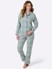 WITT WEIDEN Pyjama in kalkmint-altrosa-kariert