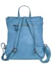 Samantha Look Rucksack echt Leder in blau