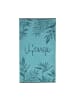 Chiemsee Velours Strandtuch Maui in Mint und Smaragd