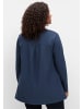 sheego Langarmshirt in nachtblau-meliert