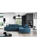 MF Design Lauryn Recamiere Rechts in Blau -  (L) 205 x (B) 278 x (H) 92 cm