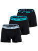 Nike Boxershort 3er Pack in Schwarz/Hellblau/Weiß